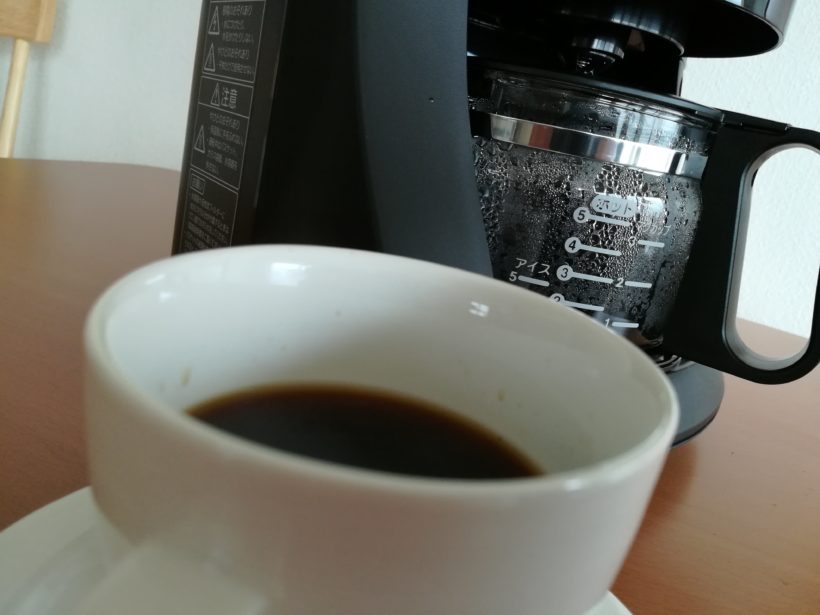 パナソニック沸騰浄水コーヒーメーカーNC-A56とコーヒー