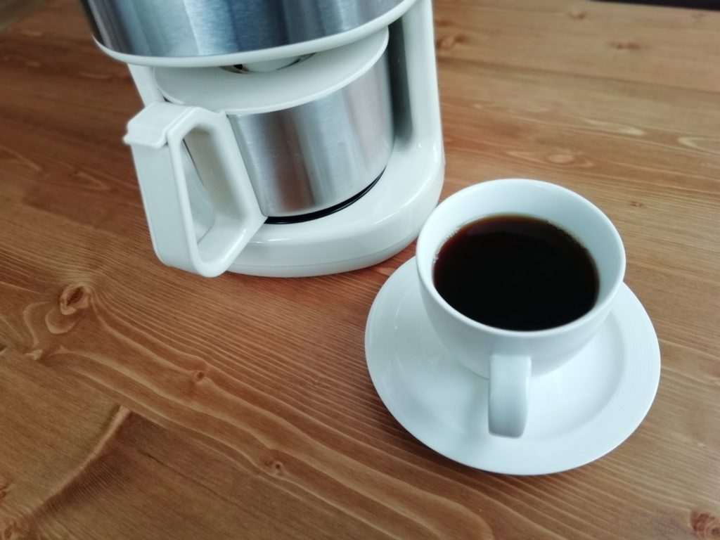 ビタントニオコーヒーメーカーVCD-200で作ったコーヒー
