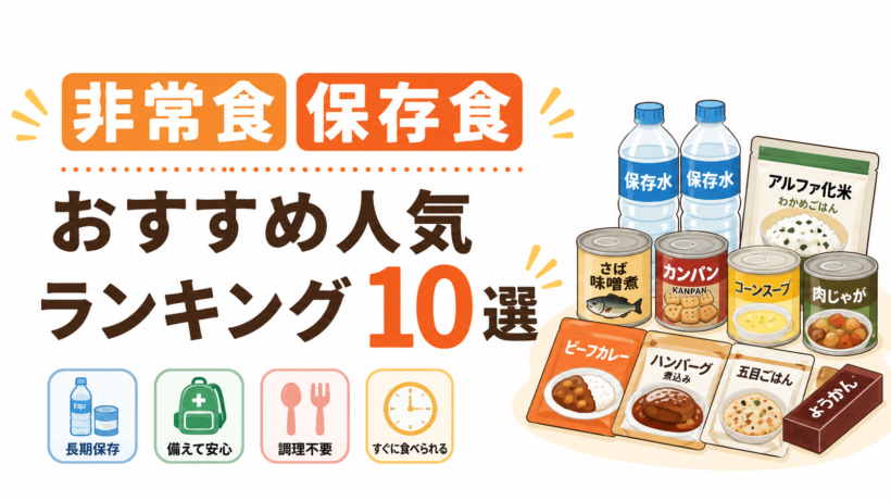 非常食のおすすめ人気ランキング10選｜長期保存できる防災食を厳選